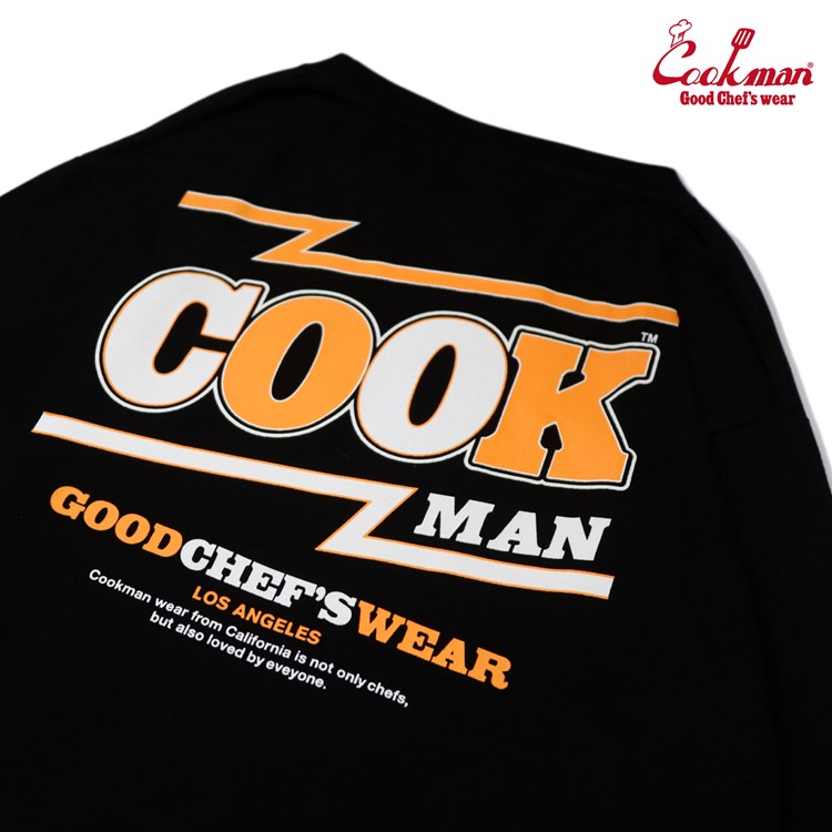 Cookman Long Sleeve Tees - Bottle Cap : Black