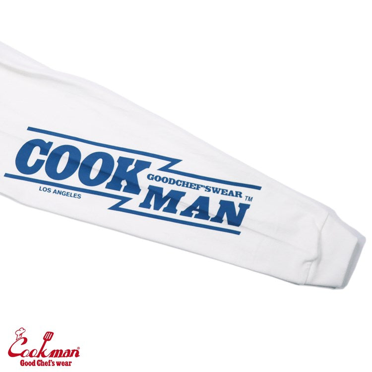 Cookman Long Sleeve Tees - Bottle Cap : White (All Sales Are Final)