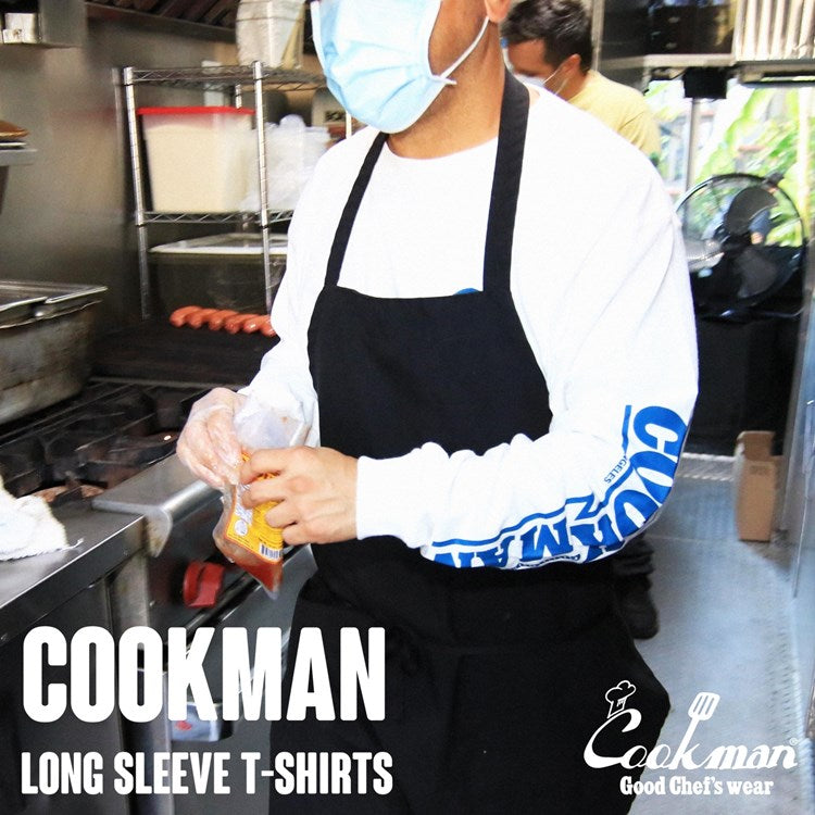 Cookman Long Sleeve Tees - Bottle Cap : White (All Sales Are Final)