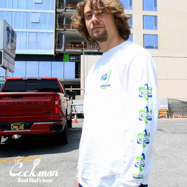 Cookman Long Sleeve T-shirts - Laundry : White