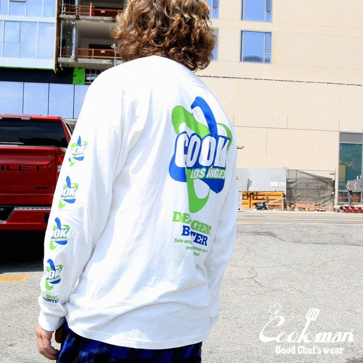 Cookman Long Sleeve Tees - Laundry : White