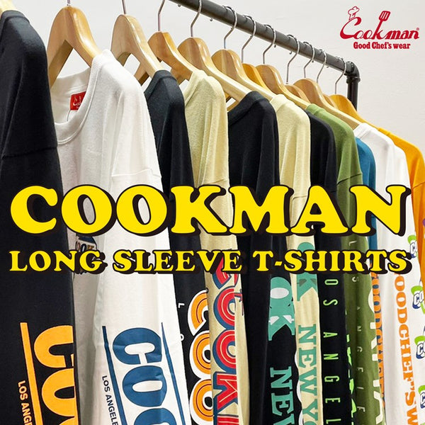 Cookman Long Sleeve T-shirts - Laundry : White