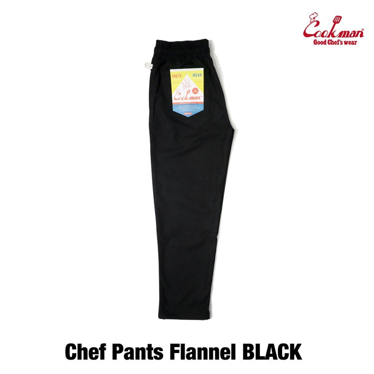 Cookman Chef Pants - Flannel : Black