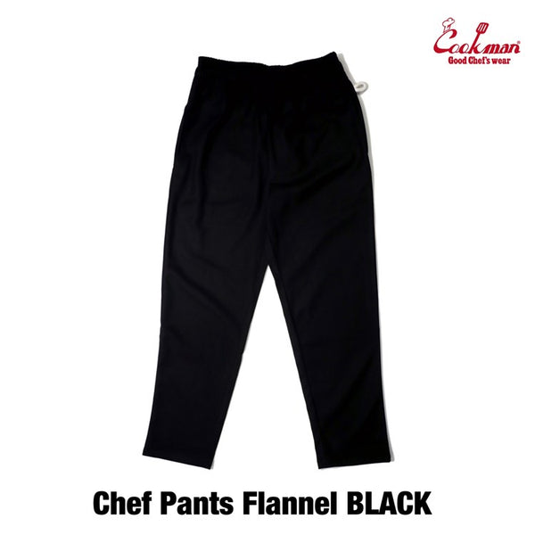 Cookman Chef Pants - Flannel : Black