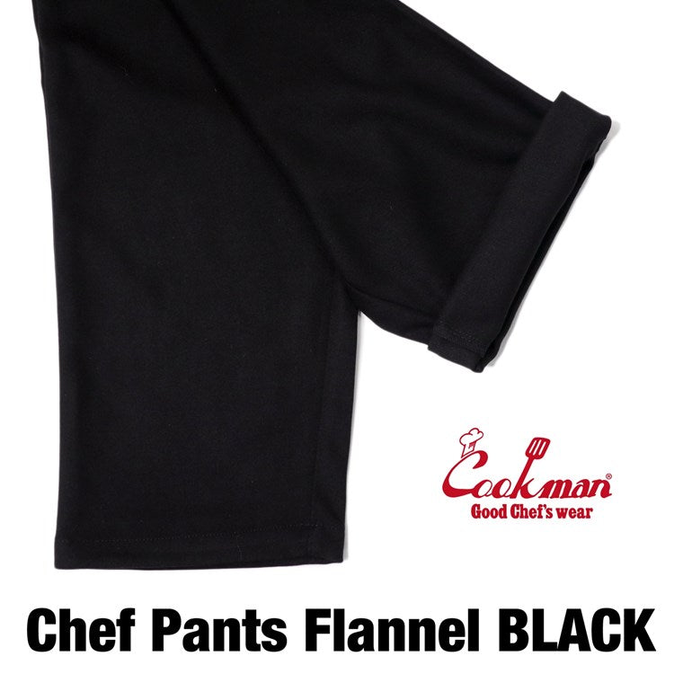 Cookman Chef Pants - Flannel : Black