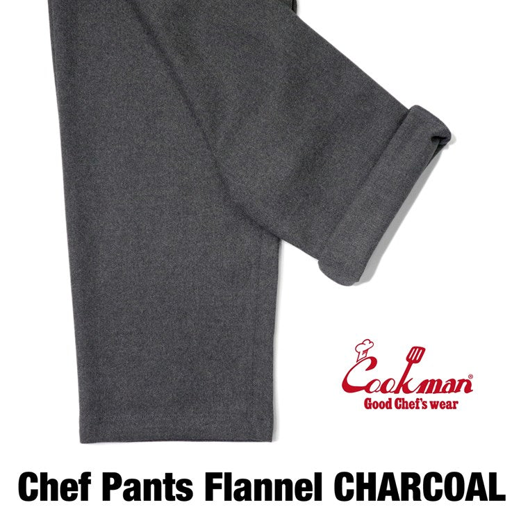 Cookman Chef Pants - Flannel : Charcoal