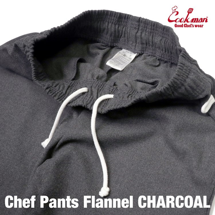 Cookman Chef Pants - Flannel : Charcoal