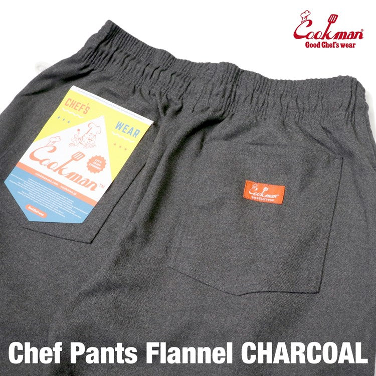 Cookman Chef Pants - Flannel : Charcoal