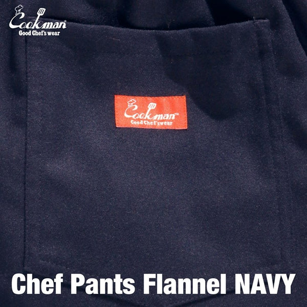 Cookman Chef Pants - Flannel : Navy