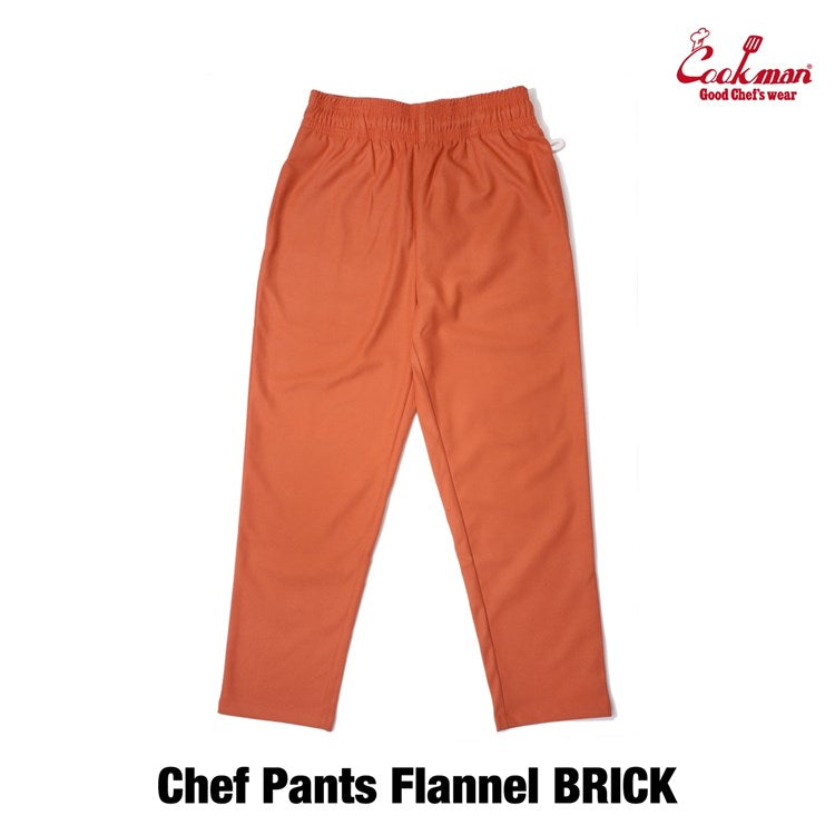 Cookman Chef Pants - Flannel : Brick