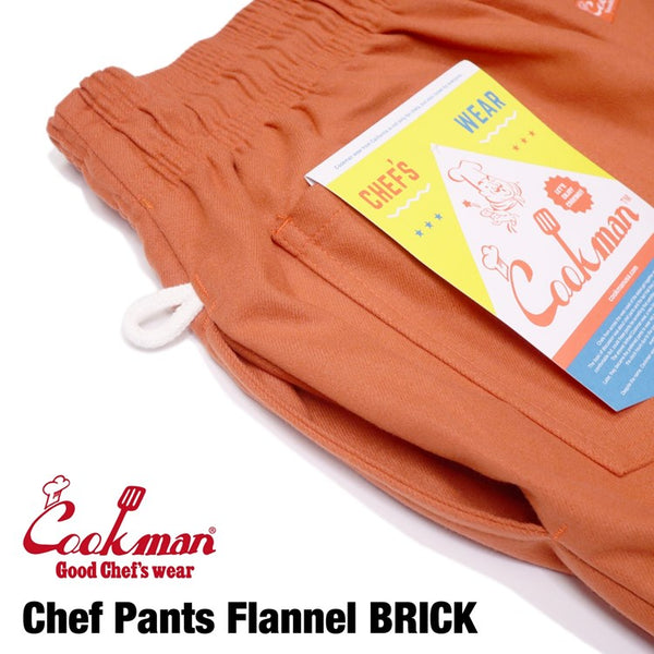 Cookman Chef Pants - Flannel : Brick