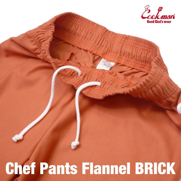 Cookman Chef Pants - Flannel : Brick