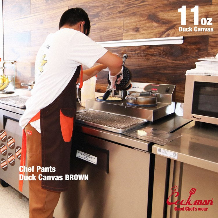 Cookman Chef Pants - Duck Canvas : Brown