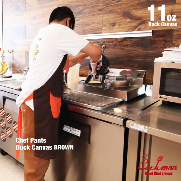 Cookman Chef Pants - Duck Canvas : Brown
