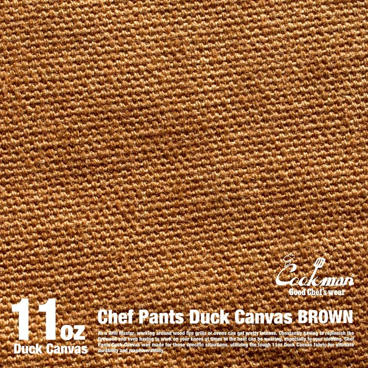 Cookman Chef Pants - Duck Canvas : Brown