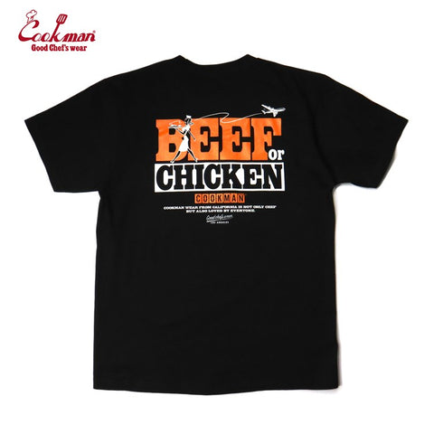 Cookman Tees - Beef or Chicken : Black (All Sales Are Final)
