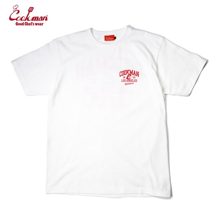 Cookman Tees - College-Logo : White (All Sales Are Final)