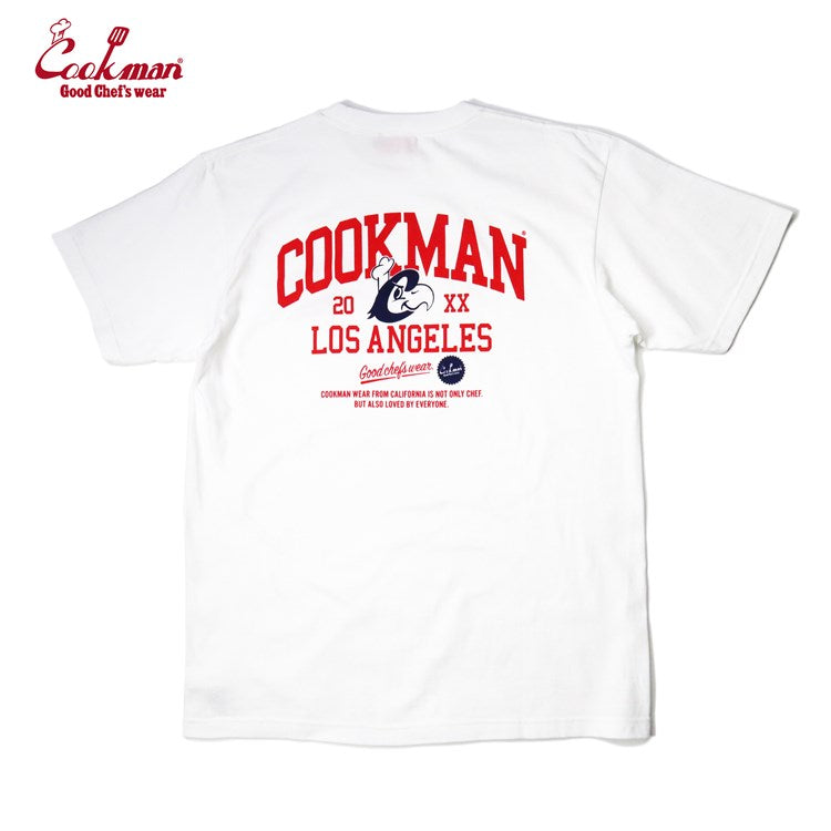 Cookman Tees - College-Logo : White (All Sales Are Final)