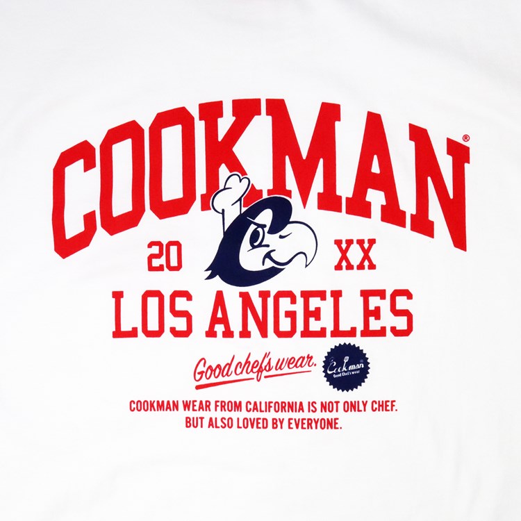 Cookman Tees - College-Logo : White