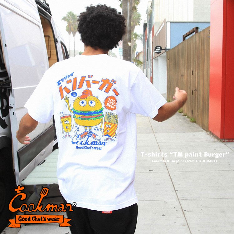 Cookman Tees - TM Paint Burger : White