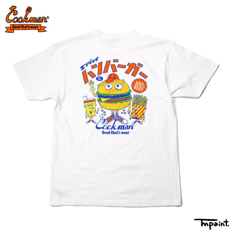 Cookman Tees - TM Paint Burger : White