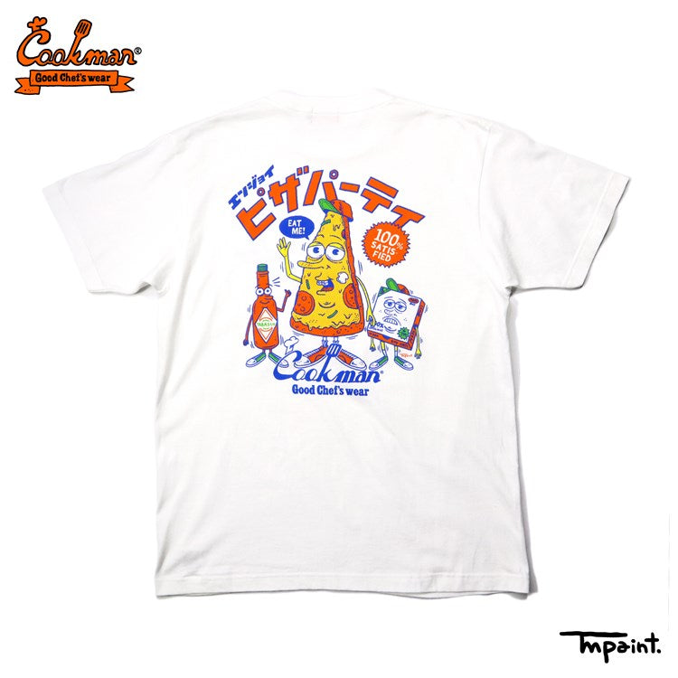 Cookman Tees - TM Paint Pizza Party : White