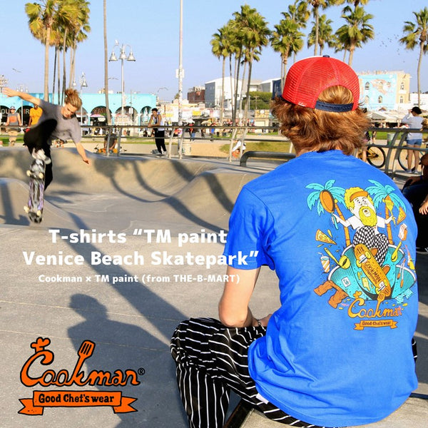 Cookman Tees - TM Paint Venice Beach Skatepark : Blue