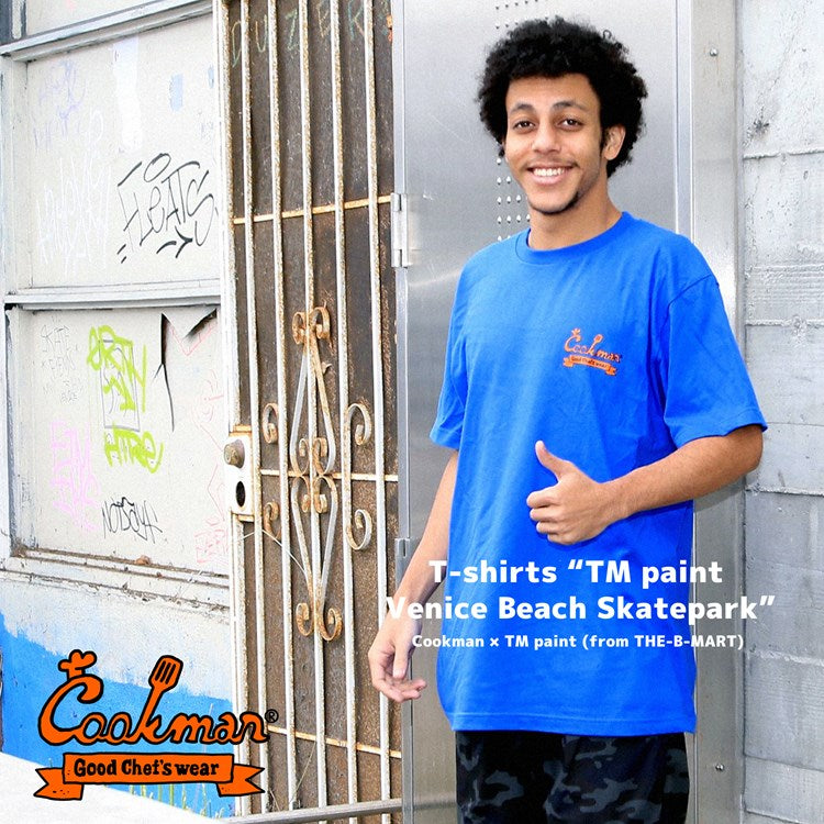 Cookman Tees - TM Paint Venice Beach Skatepark : Blue