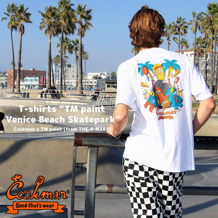 Cookman Tees - TM Paint Cookman – Venice Skatepark Beach : White USA