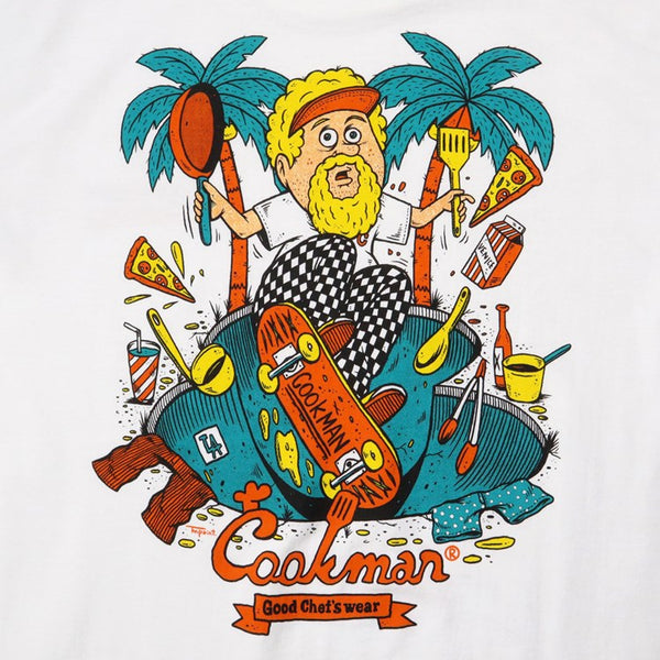 Cookman T-shirts - TM Paint Venice Beach Skatepark : White