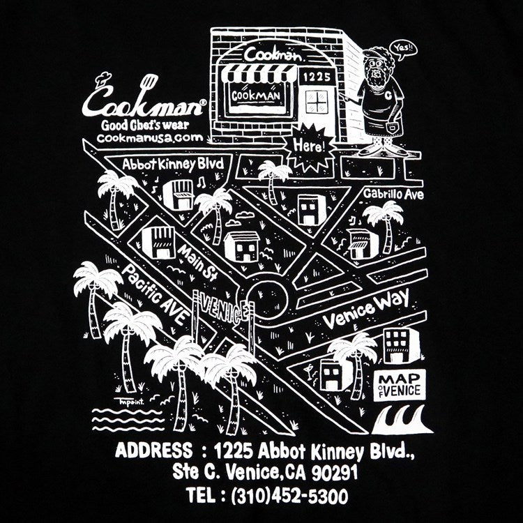 Cookman Tees - TM Paint Abbot Kinney : Black