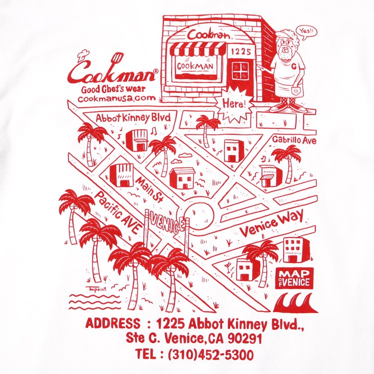 Cookman Tees - TM Paint Abbot Kinney : White