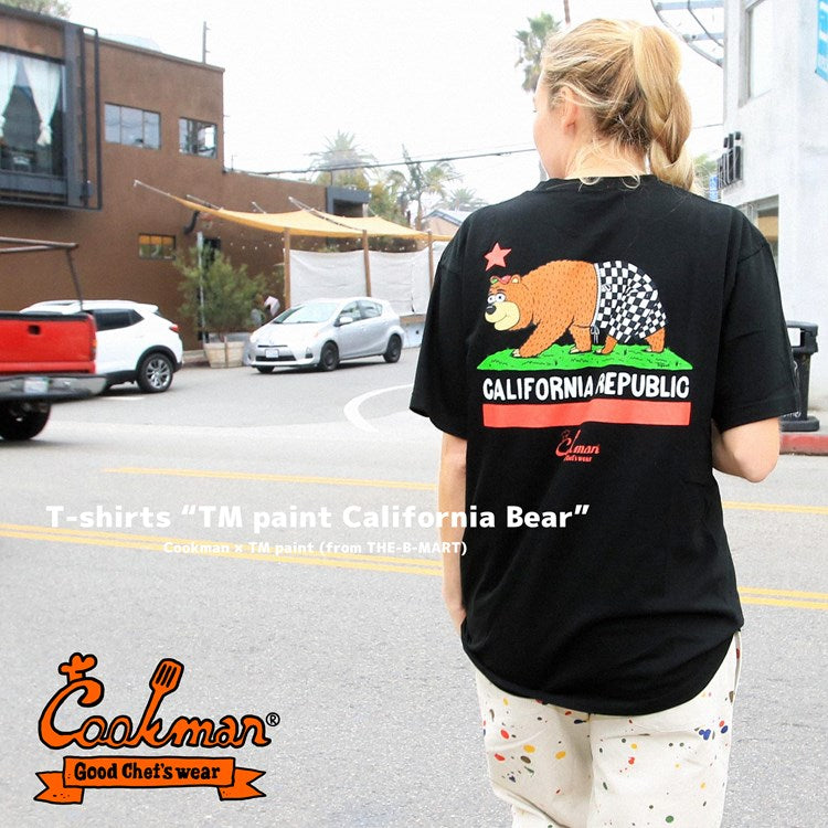 Cookman Tees - TM Paint California Bear : Black