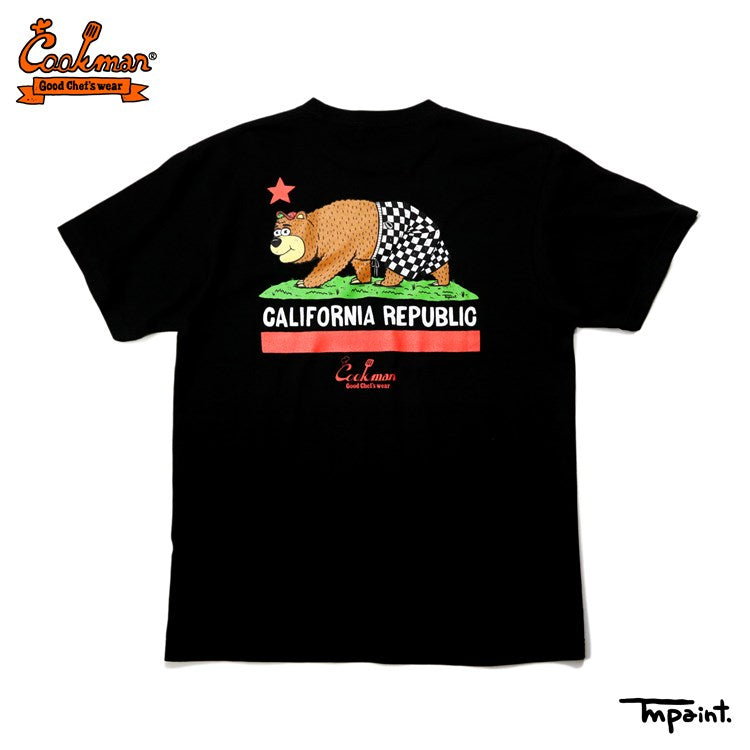 Cookman Tees - TM Paint California Bear : Black