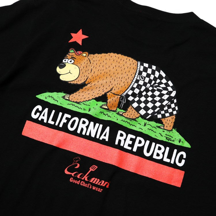 Cookman Tees - TM Paint California Bear : Black