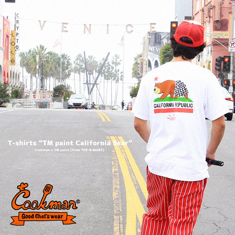 Cookman Tees - TM Paint California Bear : White