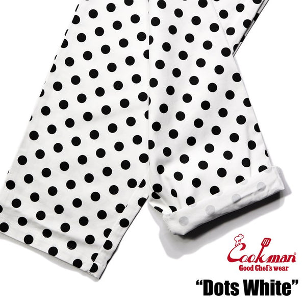 Cookman Chef Pants - Dots : White