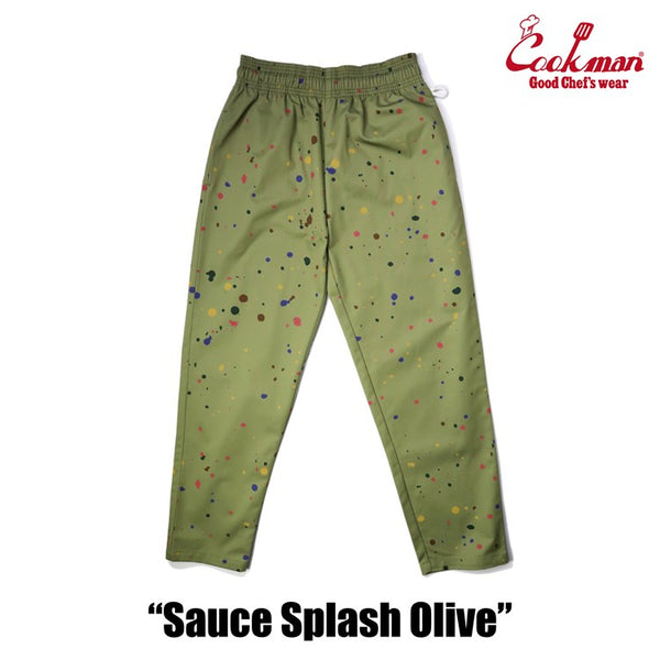 Cookman Chef Pants - Sauce Splash : Olive
