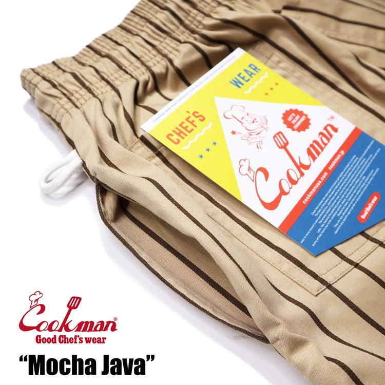 Cookman Chef Pants - Stripe : Mocha Java