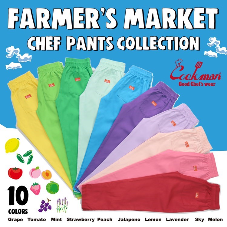 Cookman Chef Pants - Tomato