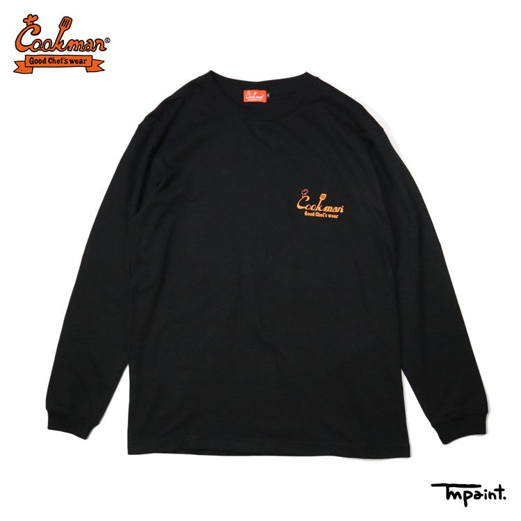 Long Sleeve Tees - TM Paint Pizza Party : Black