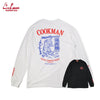 Cookman Long Sleeve Tees - Tiger : White