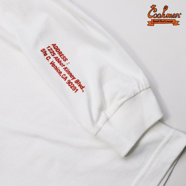 Cookman Long Sleeve T-shirts - TM Paint Abbot Kinney : White