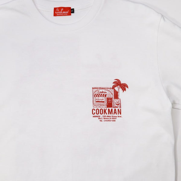 Cookman Long Sleeve Tees - TM Paint Abbot Kinney : White