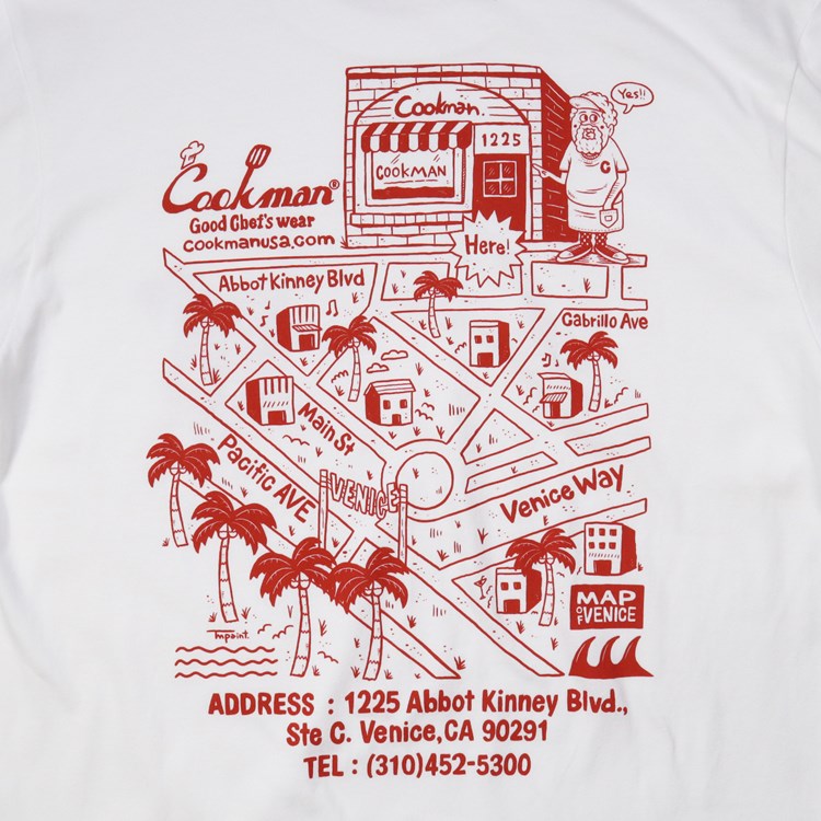 Long Sleeve Tees - TM Paint Abbot Kinney : White