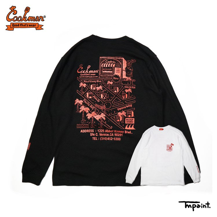 Long Sleeve Tees - TM Paint Abbot Kinney : Black