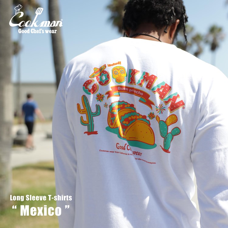 Cookman Long Sleeve Tees - Mexico : White