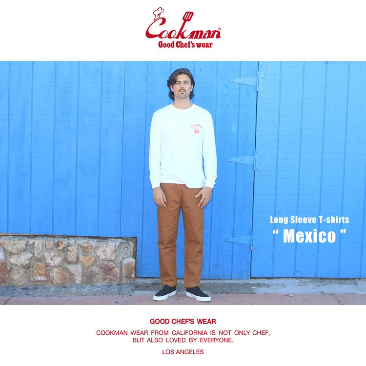 Cookman Long Sleeve Tees - Mexico : White