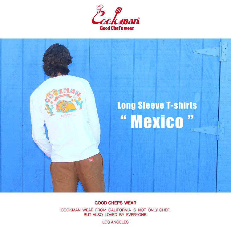 Cookman Long Sleeve Tees - Mexico : White