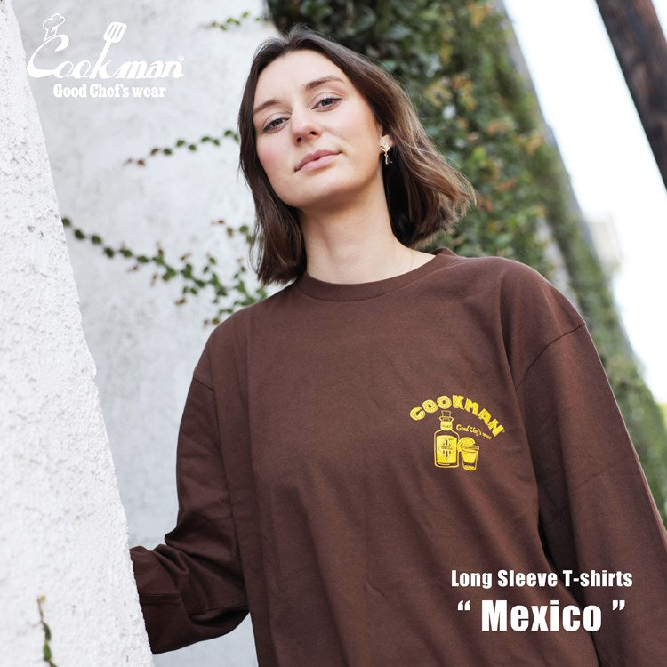 Cookman Long Sleeve Tees - Mexico : Brown